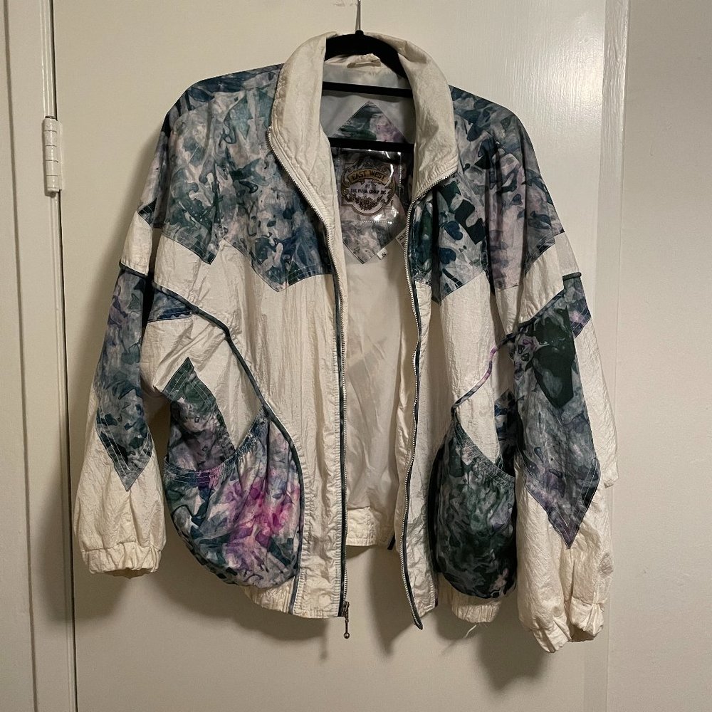 80s Vintage East West by The Panda Group windbreaker